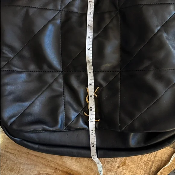 Yves Saint Laurent Black and Gold Shoulder Bag with Sleek Design - Picture 13 of 15